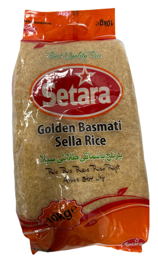 Setara Golden Basmati Sella Rice 10kg