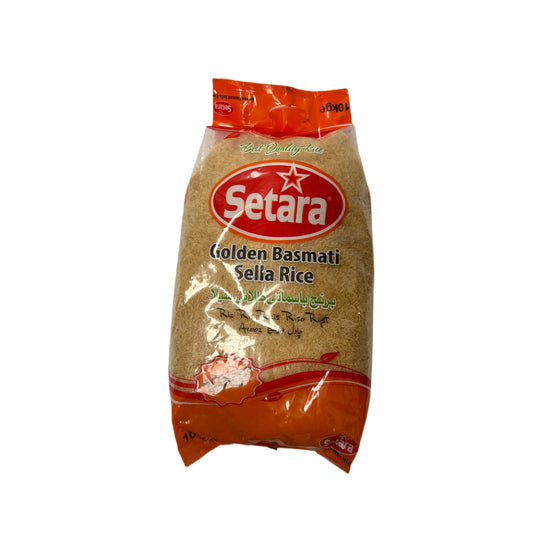 Setara Golden Sella Basmati Rice 10kg